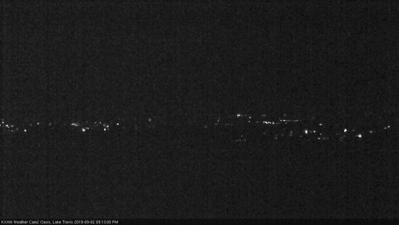 Lake Travis webcam, September 2, 2019 8:15 PM CT