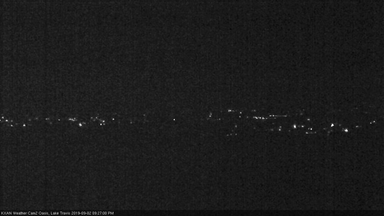 Lake Travis webcam, September 2, 2019 8:30 PM CT