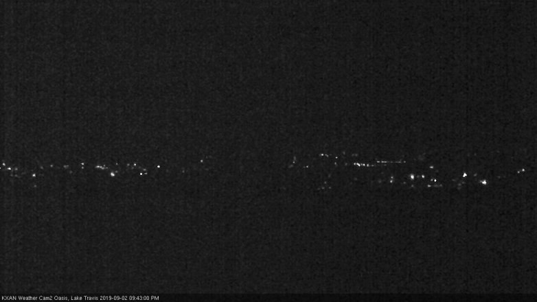 Lake Travis webcam, September 2, 2019 8:45 PM CT