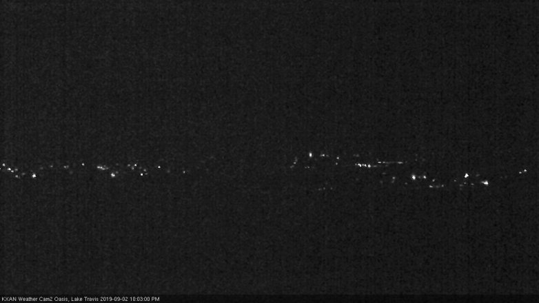 Lake Travis webcam, September 2, 2019 9:05 PM CT