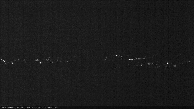 Lake Travis webcam, September 2, 2019 9:10 PM CT