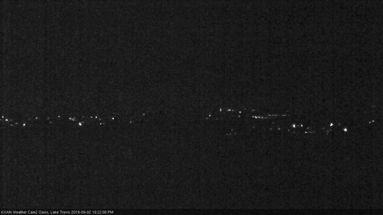 Lake Travis webcam, September 2, 2019 9:25 PM CT