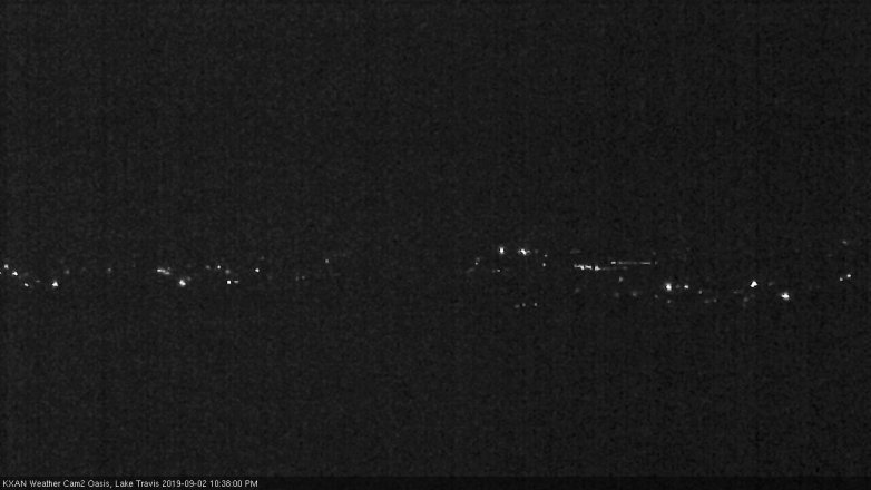 Lake Travis webcam, September 2, 2019 9:40 PM CT