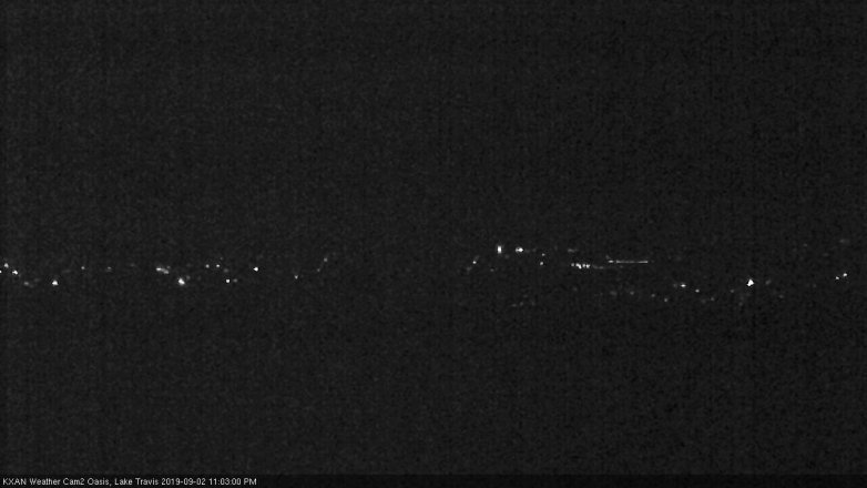 Lake Travis webcam, September 2, 2019 10:05 PM CT