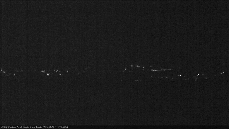 Lake Travis webcam, September 2, 2019 10:20 PM CT