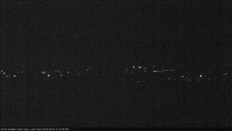 Lake Travis webcam, September 2, 2019 10:25 PM CT