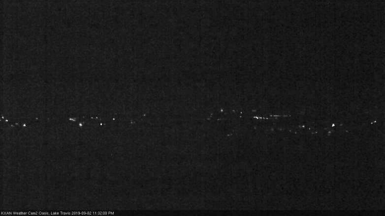 Lake Travis webcam, September 2, 2019 10:35 PM CT