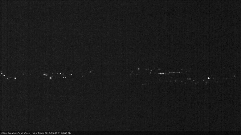 Lake Travis webcam, September 2, 2019 10:40 PM CT