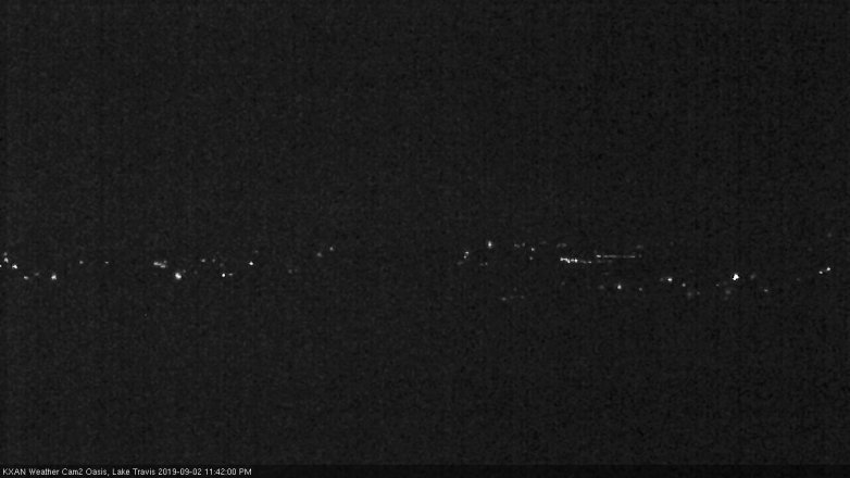 Lake Travis webcam, September 2, 2019 10:45 PM CT