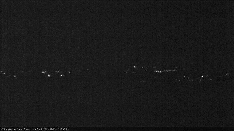 Lake Travis webcam, September 2, 2019 11:10 PM CT