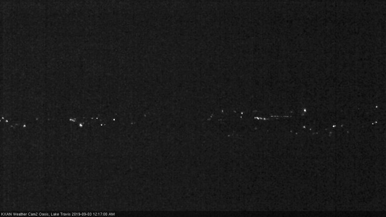 Lake Travis webcam, September 2, 2019 11:20 PM CT