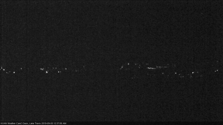 Lake Travis webcam, September 2, 2019 11:40 PM CT
