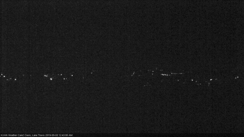 Lake Travis webcam, September 2, 2019 11:45 PM CT