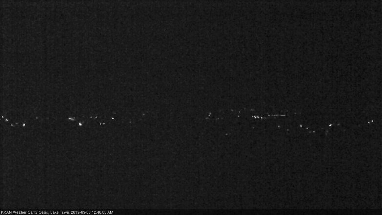 Lake Travis webcam, September 2, 2019 11:50 PM CT