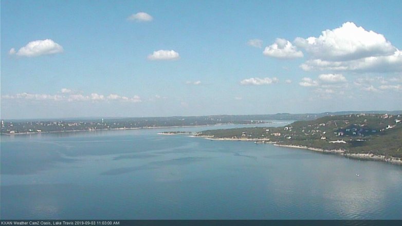 Lake Travis webcam, September 3, 2019 10:05 AM CT
