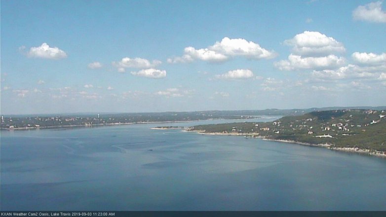 Lake Travis webcam, September 3, 2019 10:25 AM CT