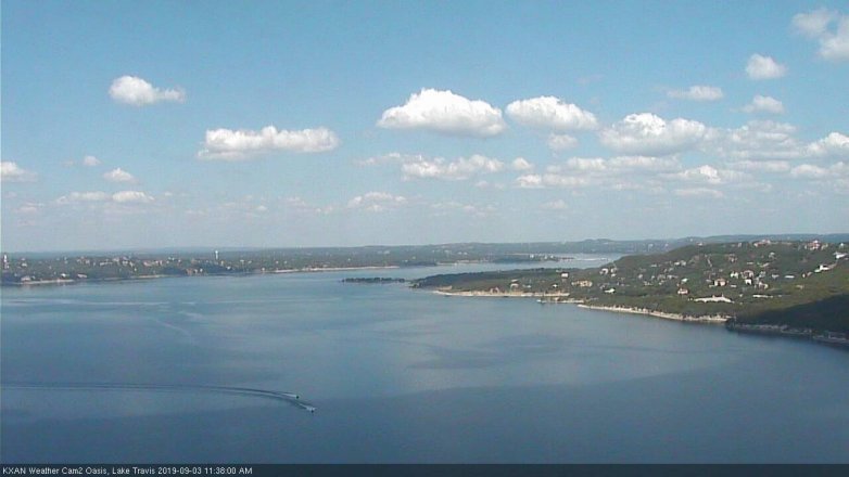 Lake Travis webcam, September 3, 2019 10:40 AM CT