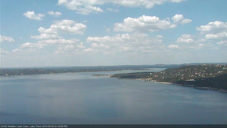 Lake Travis webcam, September 3, 2019 12:35 PM CT