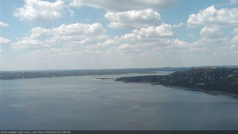 Lake Travis webcam, September 3, 2019 1:20 PM CT