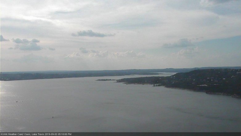 Lake Travis webcam, September 3, 2019 4:20 PM CT