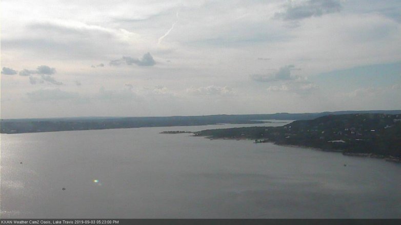 Lake Travis webcam, September 3, 2019 4:25 PM CT