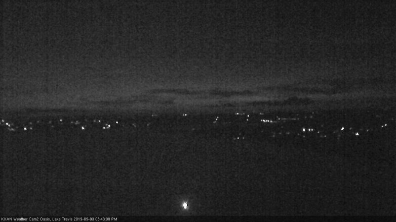 Lake Travis webcam, September 3, 2019 7:45 PM CT