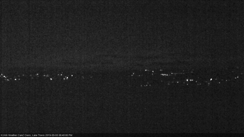 Lake Travis webcam, September 3, 2019 7:50 PM CT