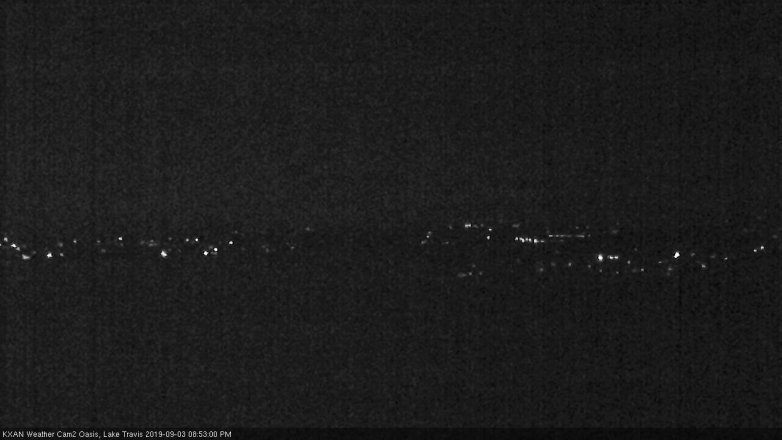 Lake Travis webcam, September 3, 2019 7:55 PM CT