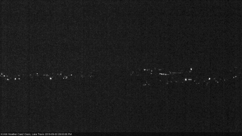Lake Travis webcam, September 3, 2019 8:05 PM CT