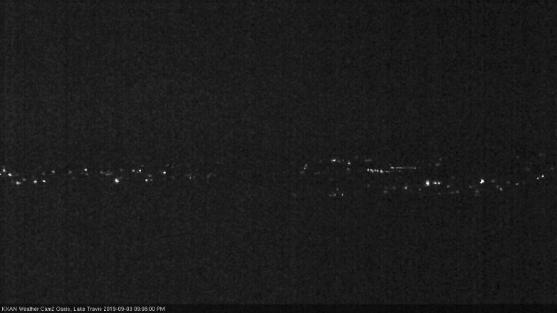 Lake Travis webcam, September 3, 2019 8:10 PM CT