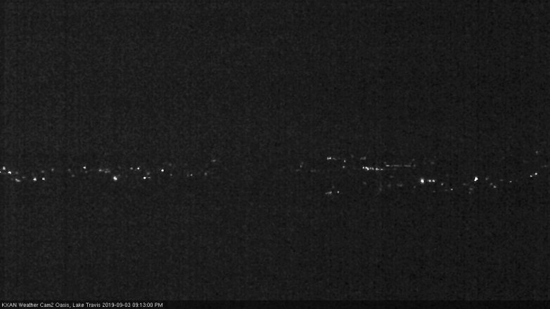 Lake Travis webcam, September 3, 2019 8:15 PM CT