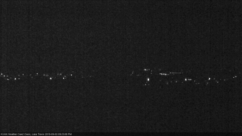 Lake Travis webcam, September 3, 2019 8:25 PM CT