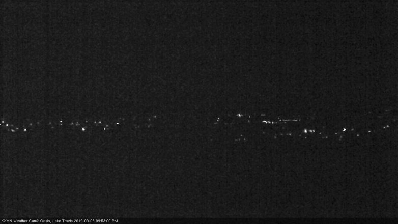 Lake Travis webcam, September 3, 2019 8:55 PM CT