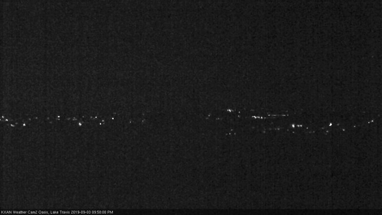 Lake Travis webcam, September 3, 2019 9:00 PM CT