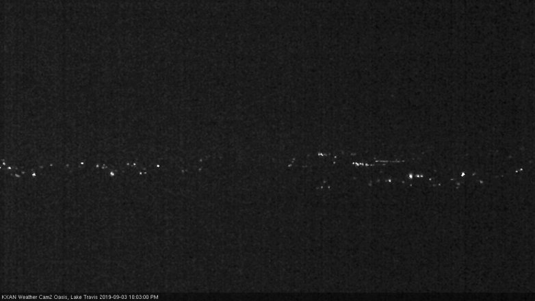 Lake Travis webcam, September 3, 2019 9:05 PM CT
