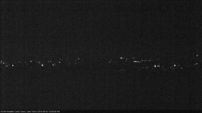Lake Travis webcam, September 3, 2019 9:10 PM CT