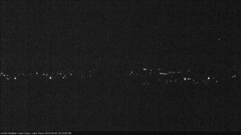 Lake Travis webcam, September 3, 2019 9:20 PM CT