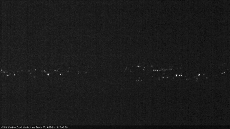 Lake Travis webcam, September 3, 2019 9:25 PM CT