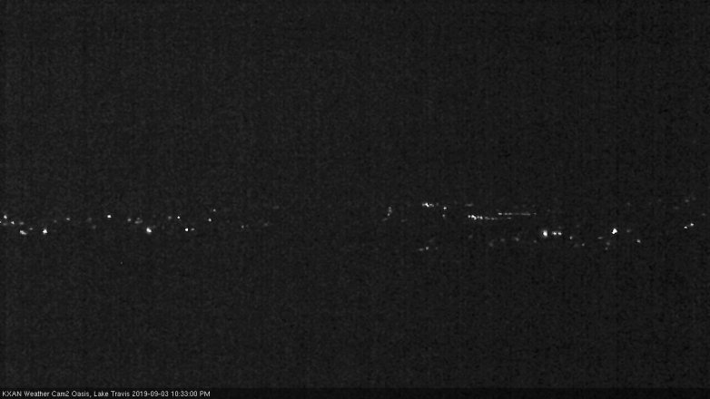 Lake Travis webcam, September 3, 2019 9:35 PM CT