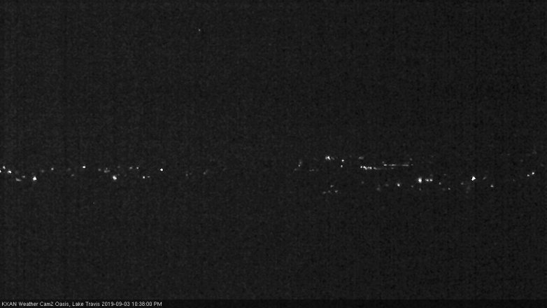 Lake Travis webcam, September 3, 2019 9:40 PM CT