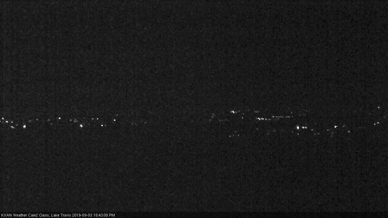 Lake Travis webcam, September 3, 2019 9:45 PM CT