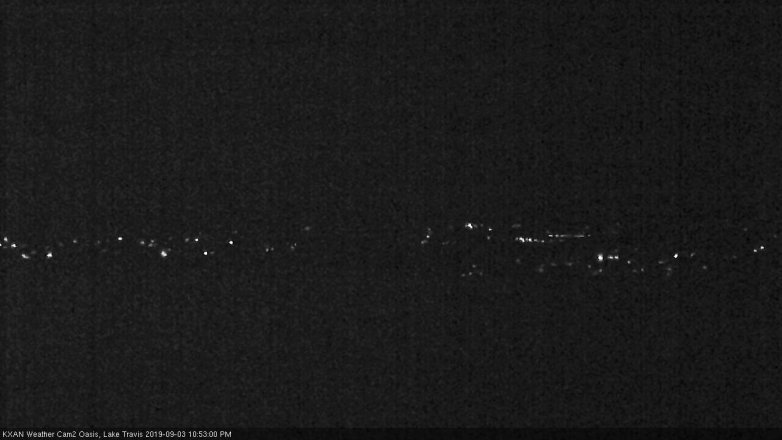 Lake Travis webcam, September 3, 2019 9:55 PM CT