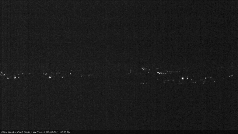 Lake Travis webcam, September 3, 2019 10:10 PM CT