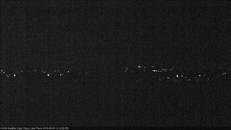 Lake Travis webcam, September 3, 2019 10:15 PM CT