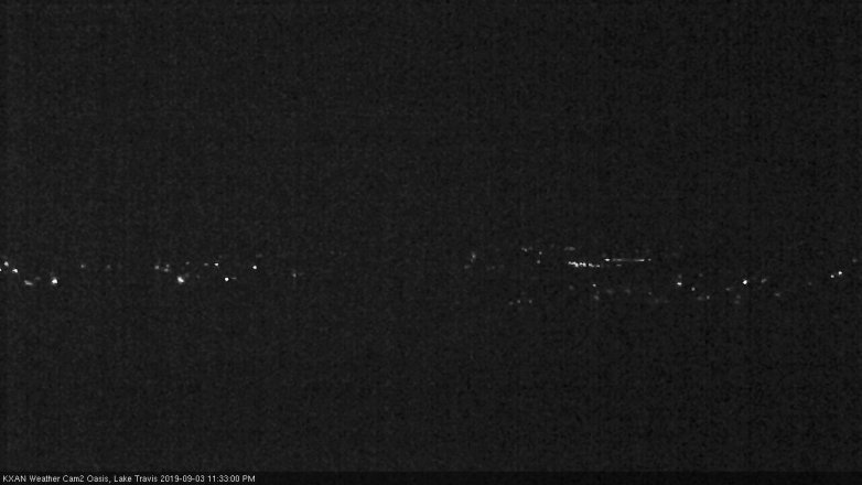 Lake Travis webcam, September 3, 2019 10:35 PM CT