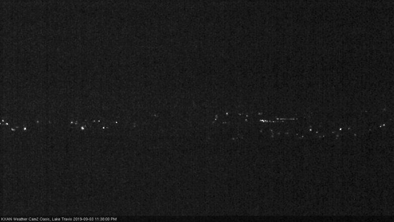 Lake Travis webcam, September 3, 2019 10:40 PM CT