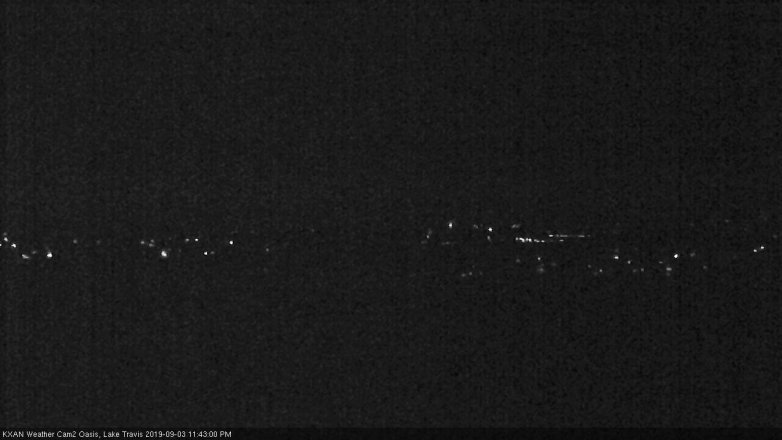 Lake Travis webcam, September 3, 2019 10:45 PM CT