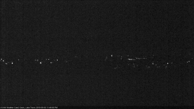 Lake Travis webcam, September 3, 2019 10:50 PM CT