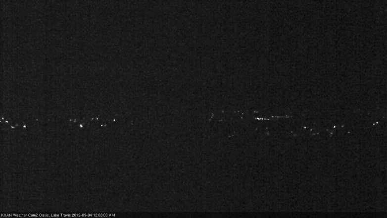 Lake Travis webcam, September 3, 2019 11:05 PM CT