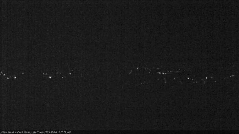 Lake Travis webcam, September 3, 2019 11:30 PM CT
